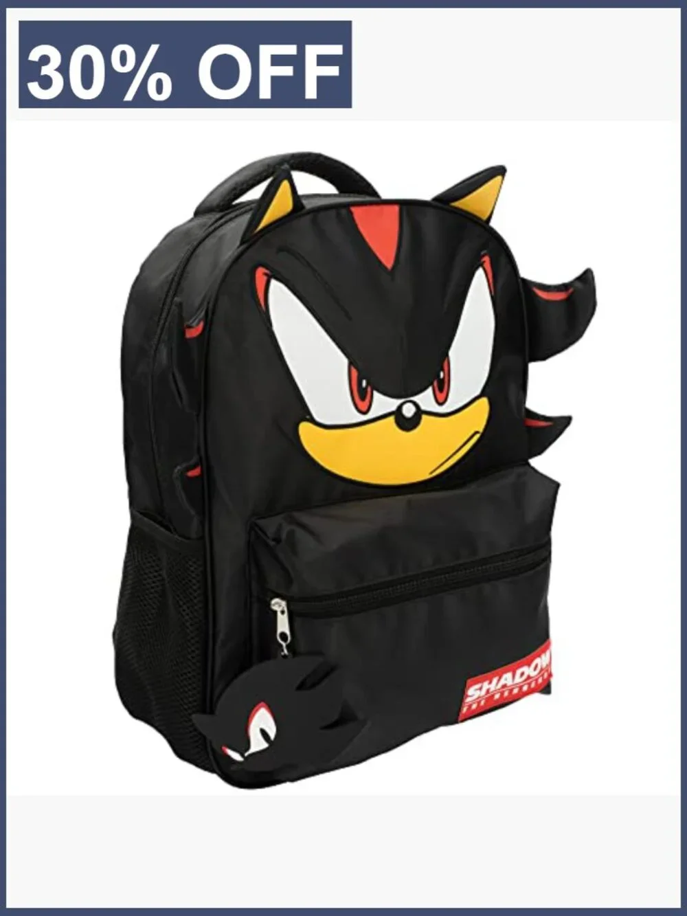 Sonic 16 Inch Backpack with 3D Features, Durable School Bag